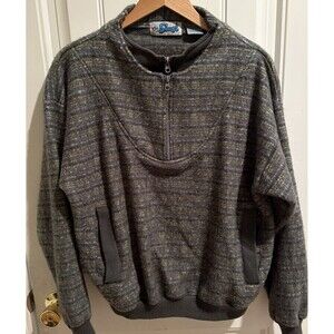 Vintage Dj Smash Pullover Sweater Size S Quarter Zip Retro Streetwear 90’s